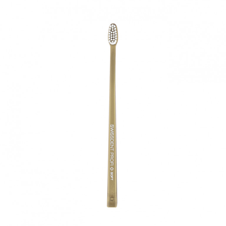 SWISSDENT WHITENING fogkefe Soft, arany