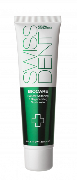 SWISSDENT BIOCARE regeneráló és világosító fogkrém, 100 ml