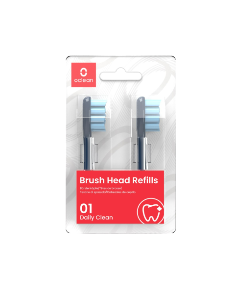 Oclean cserefejek Standard Clean Soft, PW05-X Pro - 2 db-os, kék