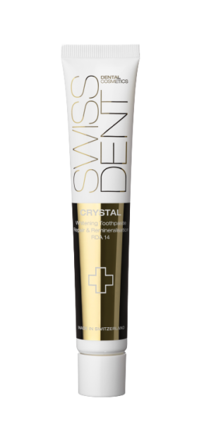 SWISSDENT CRYSTAL regeneráló fogkrém, fluoridmentes, 50 ml