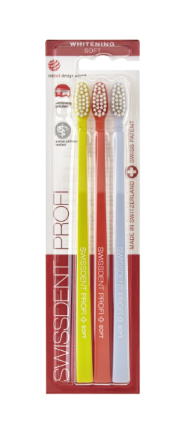 SWISSDENT WHITENING fogkefe soft (2+1) - LOCARNO