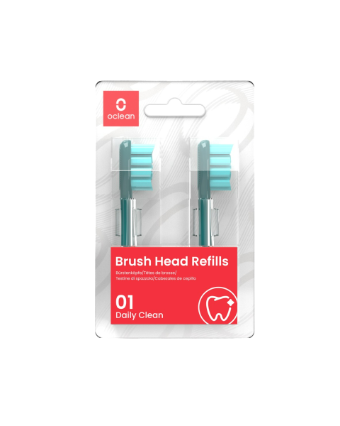 Oclean cserefejek Standard Clean Soft, PW09-X Pro - 2 db-os, zöld