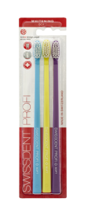 SWISSDENT WHITENING fogkefe Soft (2+1 ingyen) - GSTAAD