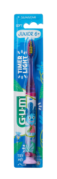 GUM Light-Up Monsters fogkefe, villogó, 7 éves kortól