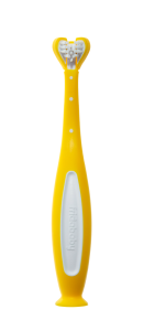 Fridababy Tooth Hugger 3D gyerekfogkefe, sárga