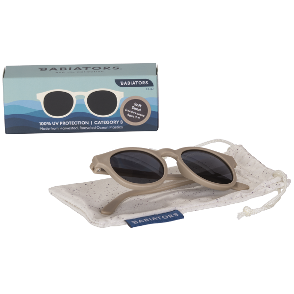 BABIATORS Eco Collection Keyhole Soft Sand, homokszínű napszemüveg, 3-5 év