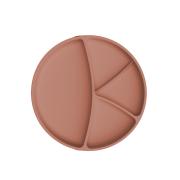 Everyday Baby szilikon tányér tapadókoronggal, Natúr Piros