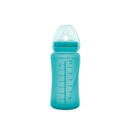 Everyday Baby cumisüveg hőérzékelővel 240 ml, Türkizkék
