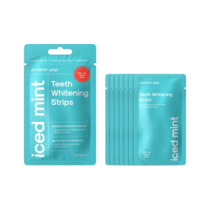 Pop Iced Mint Teeth Whitening Strips, fogfehérítő csíkok (7x2 db)