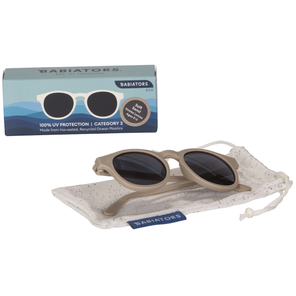 BABIATORS Eco Collection Keyhole Soft Sand, homokszínű napszemüveg, 0-2 év