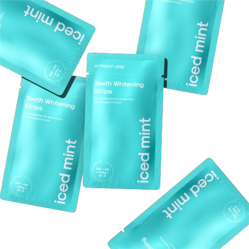 Pop Iced Mint Teeth Whitening Strips, fogfehérítő csíkok (7x2 db)