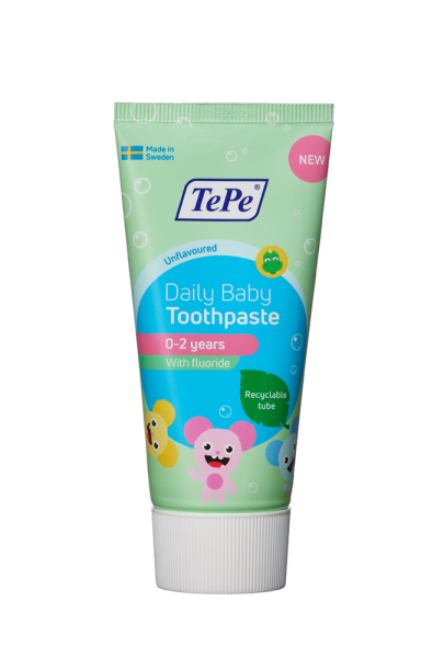 TePe Daily Baby fogkrém mindennapi használatra kisgyermekeknek 2 éves korig, 50 ml