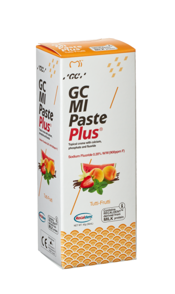 GC MI Paste Plus fogászati ​​krém, Tutti Frutti, 40 g