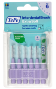 TePe Extra soft fogköztisztító kefék 1,1 mm, halványlila, 6 db