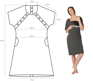 Frida Mom kismamaruha – a vajúdástól egészen a szoptatásig