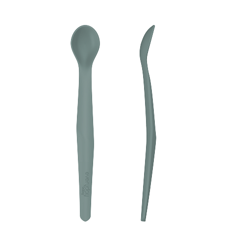 Everyday Baby szilikon kanál, Harmony Green, 2 db