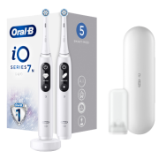Oral-B iO Series 7N White Alabaster Duo elektromos fogkefe