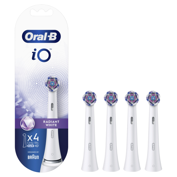 Oral-B iO Radiant White pótfejek, 4 db