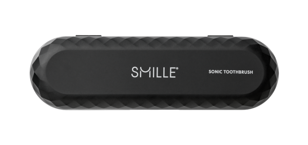 SMILLE Sonic Brush – Prémium szónikus fogkefe SANGI kónikus sörtékkel, fekete