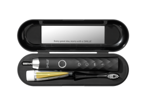 SMILLE Sonic Brush – Prémium szónikus fogkefe SANGI kónikus sörtékkel, fekete