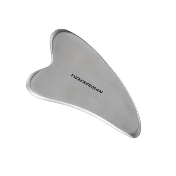 Tweezerman Stainless Steel Gua Sha – arcmasszírozó eszköz rozsdamentes acélból