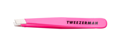 Tweezerman Mini SLANT, neon rózsaszín csipesz