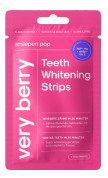 Pop Very Berry Teeth Whitening Strips, fogfehérítő csíkok (7x2 db)