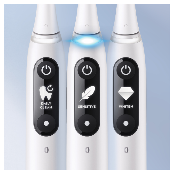 Oral-B iO Series 7N White Alabaster elektromos fogkefe, fehér