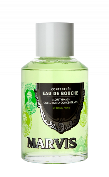 MARVIS Strong Mint szájvíz ajándékcsomagban, 120 ml