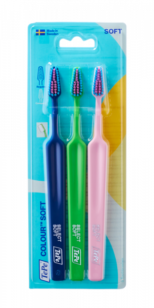 TePe Select Colour soft, fogkefe szett,  2 + 1 ingyen