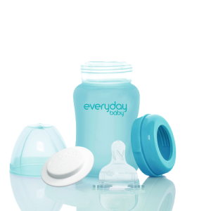Everyday Baby cumisüveg hőérzékelővel 150 ml, Türkizkék