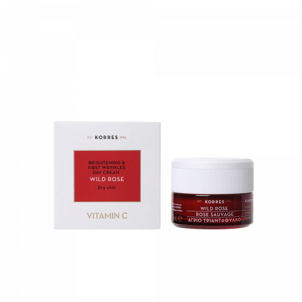KORRES Wild Rose - vadrózsás nappali krém, száraz bőrre, 40 ml