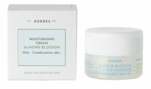 KORRES Almond Blossom - Hidratáló nappali krém mandulával, zsíros és kombinált bőrre, 40 ml
