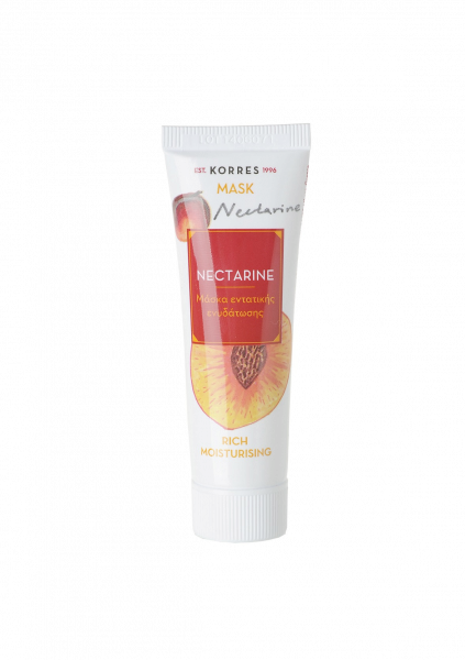 KORRES Beauty shots - MASK NECTARINE - Intenzív hidratáló maszk, NEKTARIN, 18 ml