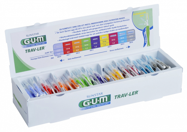 GUM TRAV-LER Professional fogköztisztító 180db-os