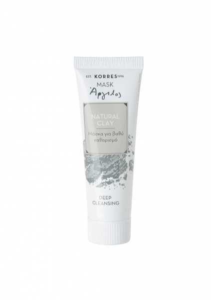 KORRES Beauty shots - MASK Natural Clay – TERMÉSZETES AGYAG, mélytisztító hatás, 18 ml