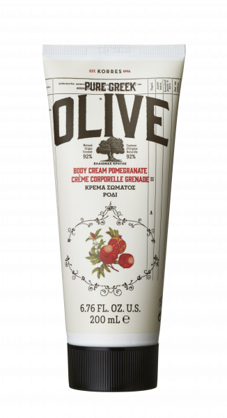 KORRES Pure Greek Olive Pomegranate hidratáló testápoló tej gránátalmával, 200 ml