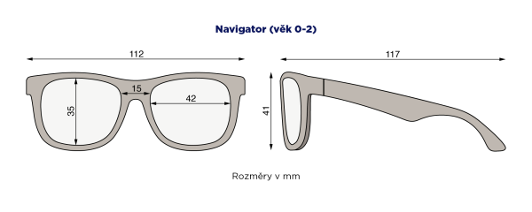 Babiators The Surfer polarizált napszemüvegek, 0-2 éves korig