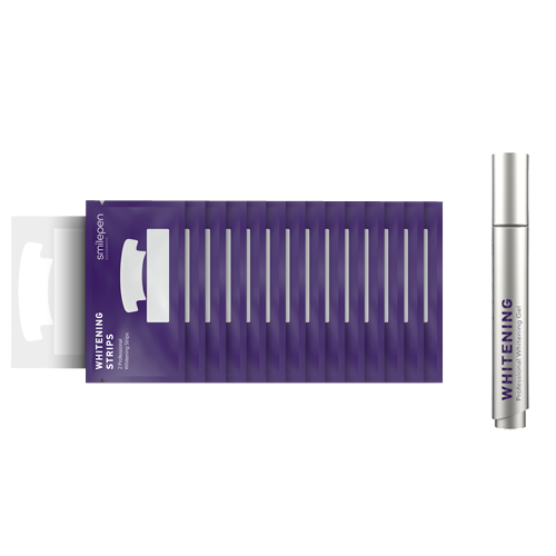 Smilepen Whitening Strips, fogfehérítő szalag és géltoll