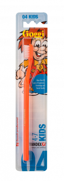 Tandex Kids, kis fogkefefej, puha sörte, 4-7 éves korig