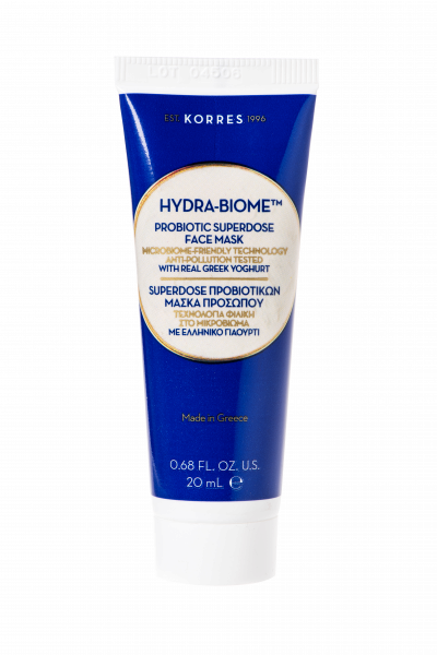 KORRES GREEK YOGHURT HYDRA-BIOME - koncentrált probiotikus arcmaszk, görög joghurttal 20 ml
