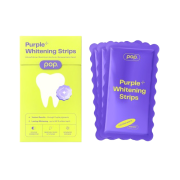 Pop Purple Whitening Strips, lila fogfehérítő csíkok azonnali hatással, 7 db