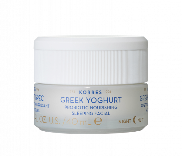 KORRES GREEK YOGHURT éjszakai probiotikus arcápoló, 40 ml