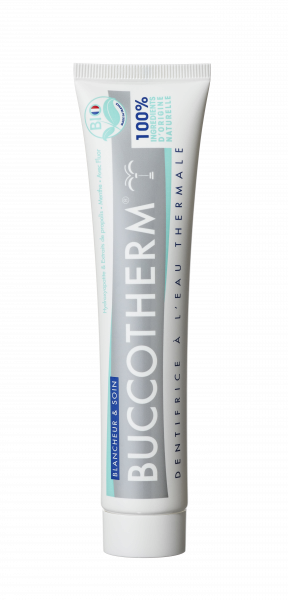 Buccotherm White & Care BIO fehérítő fogkrém, 75 ml