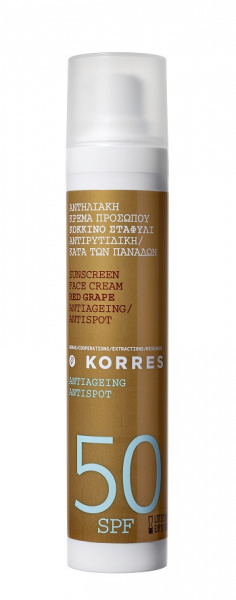 KORRES Red Grape Antispot - SPF50 pigmentfoltok elleni krém, 50 ml
