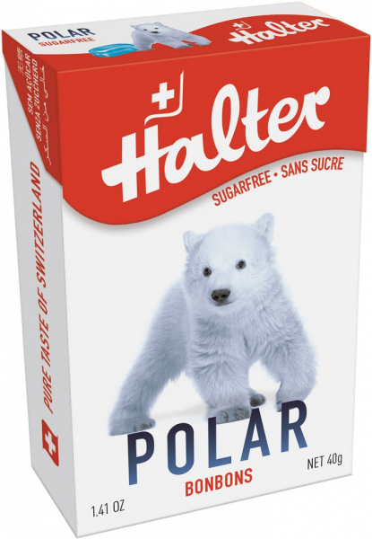 Halter Polar bonbonok (kemény cukorkák), 40 g