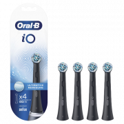 Oral-B iO Ultimate Clean pótfejek, fekete, 4 db