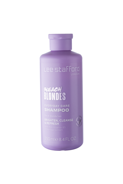 Lee Stafford Bleach Blondes Everyday Care sampon, a szőke haj mindennapi ápolásához, 250 ml