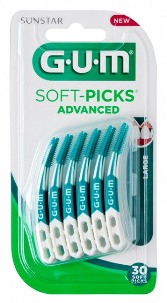 GUM Soft-Picks Advanced fogköztisztító, fogpiszkáló - LARGE (nagy méretű)