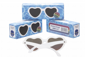 BABIATORS Hearts Napszemüveg, polarizált, Rainbow Bright, 3-5 éves korig